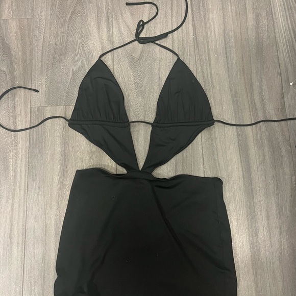 Adika Black Mini Dress - Picture 1 of 2